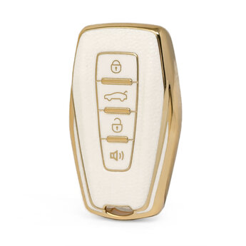 Nano High Quality Gold Leather Cover For Geely Remote Key 4 Buttons...