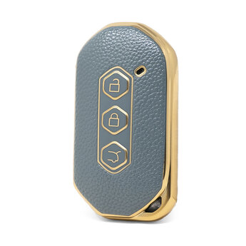 Nano High Quality Gold Leather Cover For Wuling Remote Key 3...